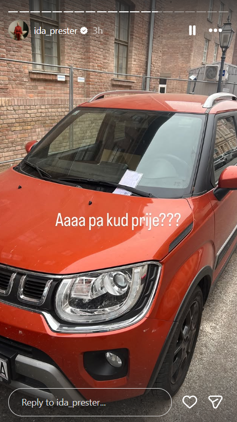 Ida Prester dobila kaznu za nepropisno parkiranje