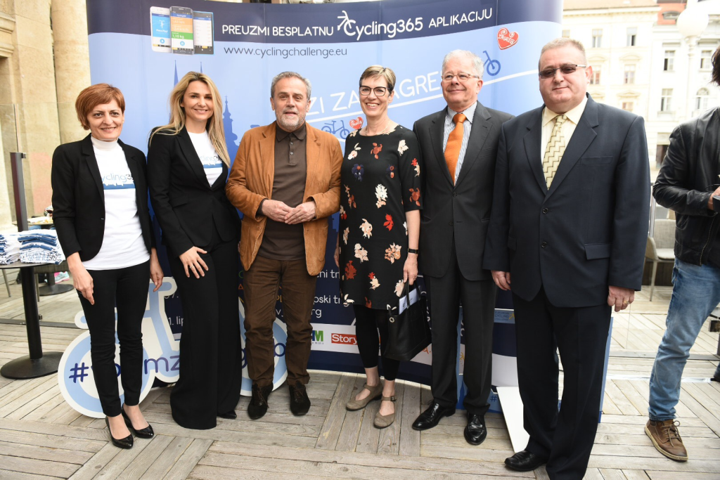 Poznate face voze za Zagreb u projektu 'Europski biciklistički izazov 2016.'