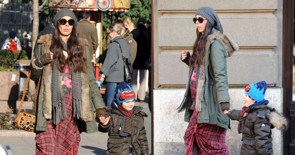 Trudna Olja Vori na špici sa sinom Petrom  