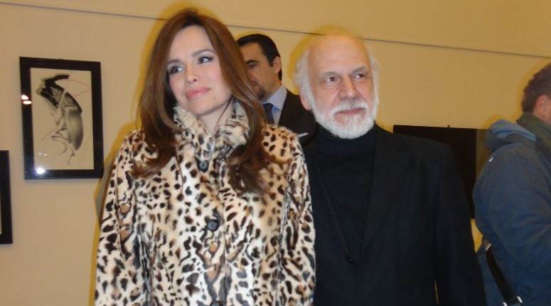 Severina u tigrastoj bundi plijenila pažnju na izložbi Dimitrija Popovića 