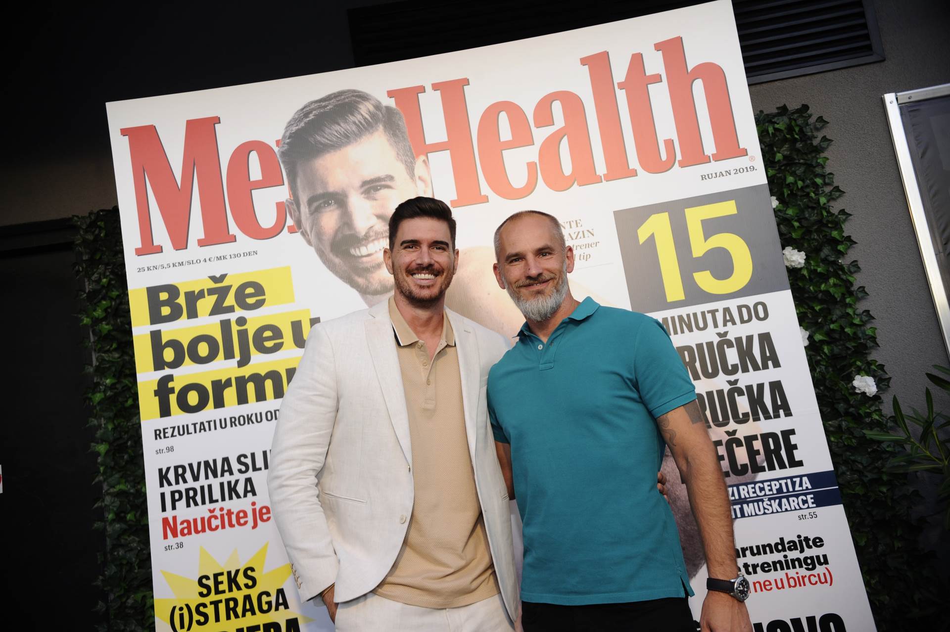 Promocija rujanskog Men’s Healtha uz brojne poznate osobe