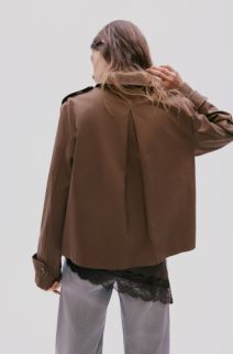 Trench-look cotton jacket/HM/12,99 EUR