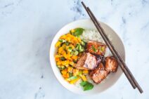 Recept salmon rice bowl