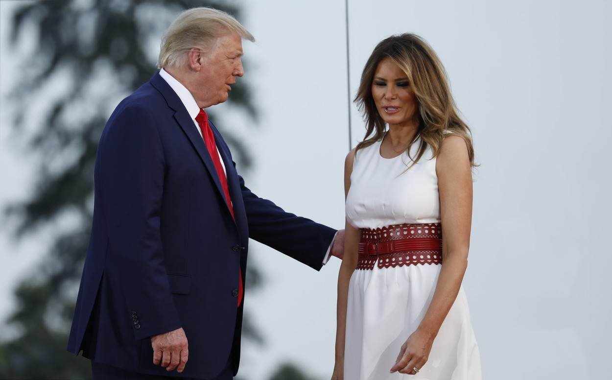 Melania jednostavnu haljinu podigla samo jednim detaljem