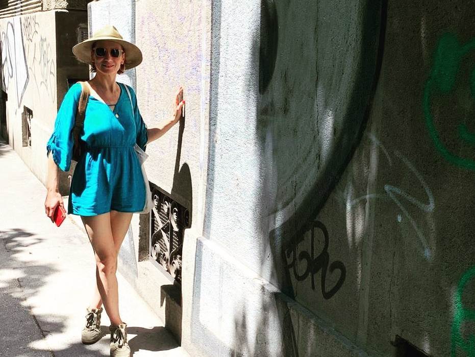 Daria Lorenci Flatz sa sinom Tinom 