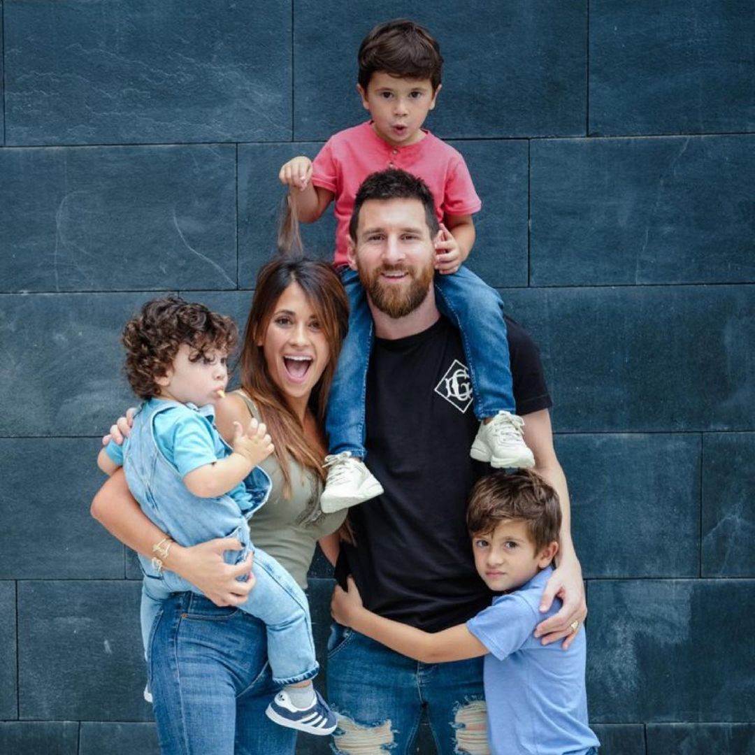 Leo i Antonella Messi