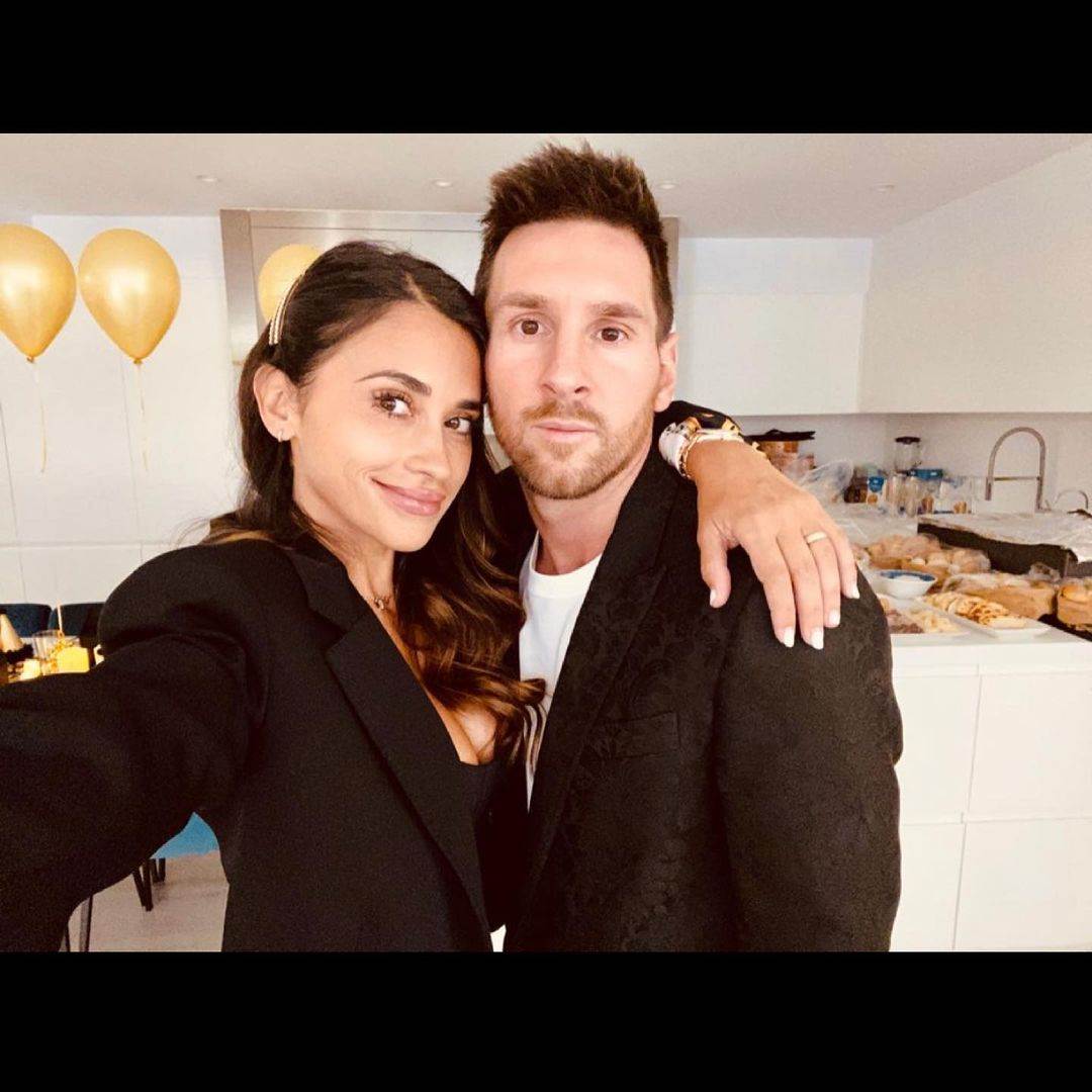 Leo i Antonella Messi
