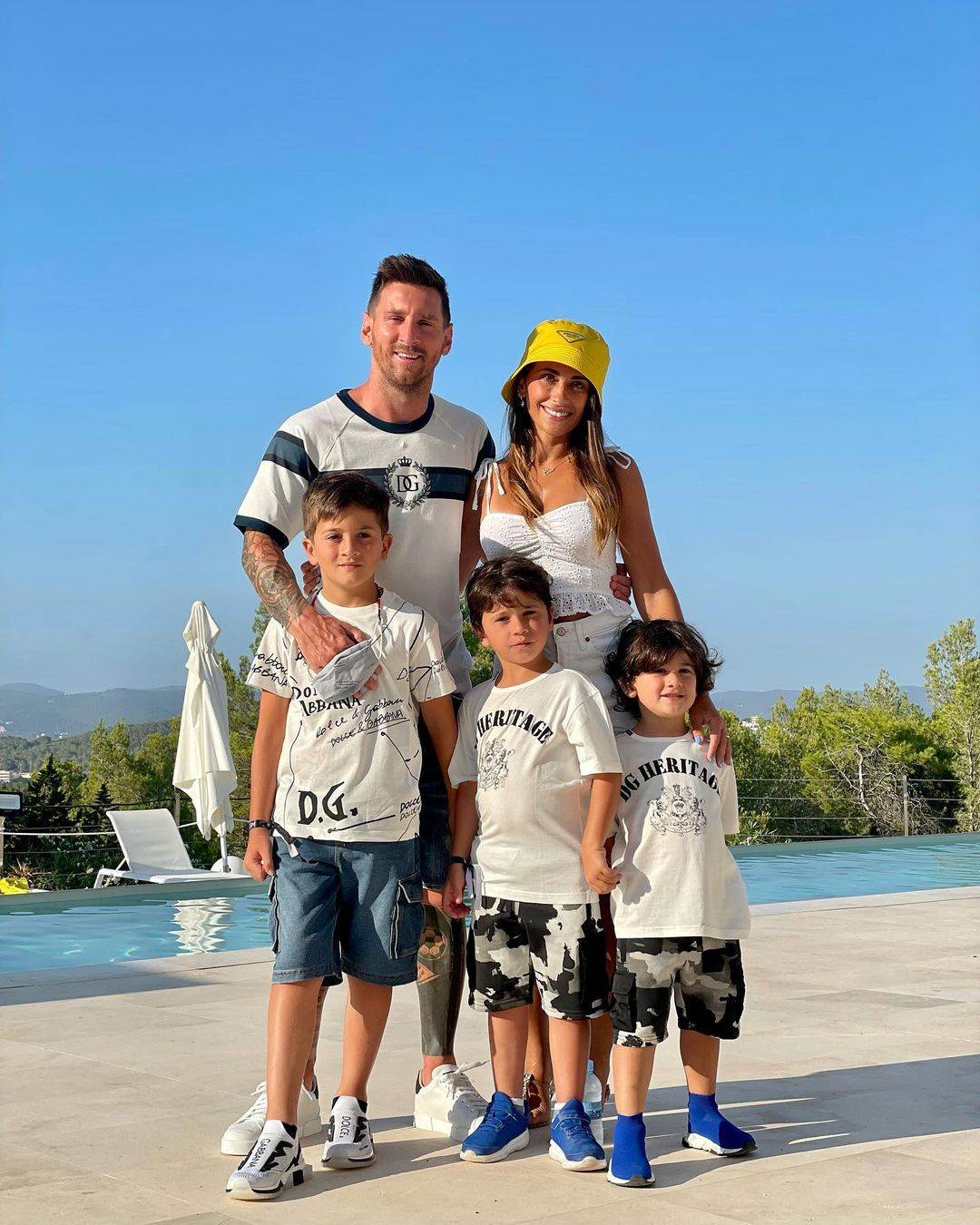 Leo i Antonella Messi