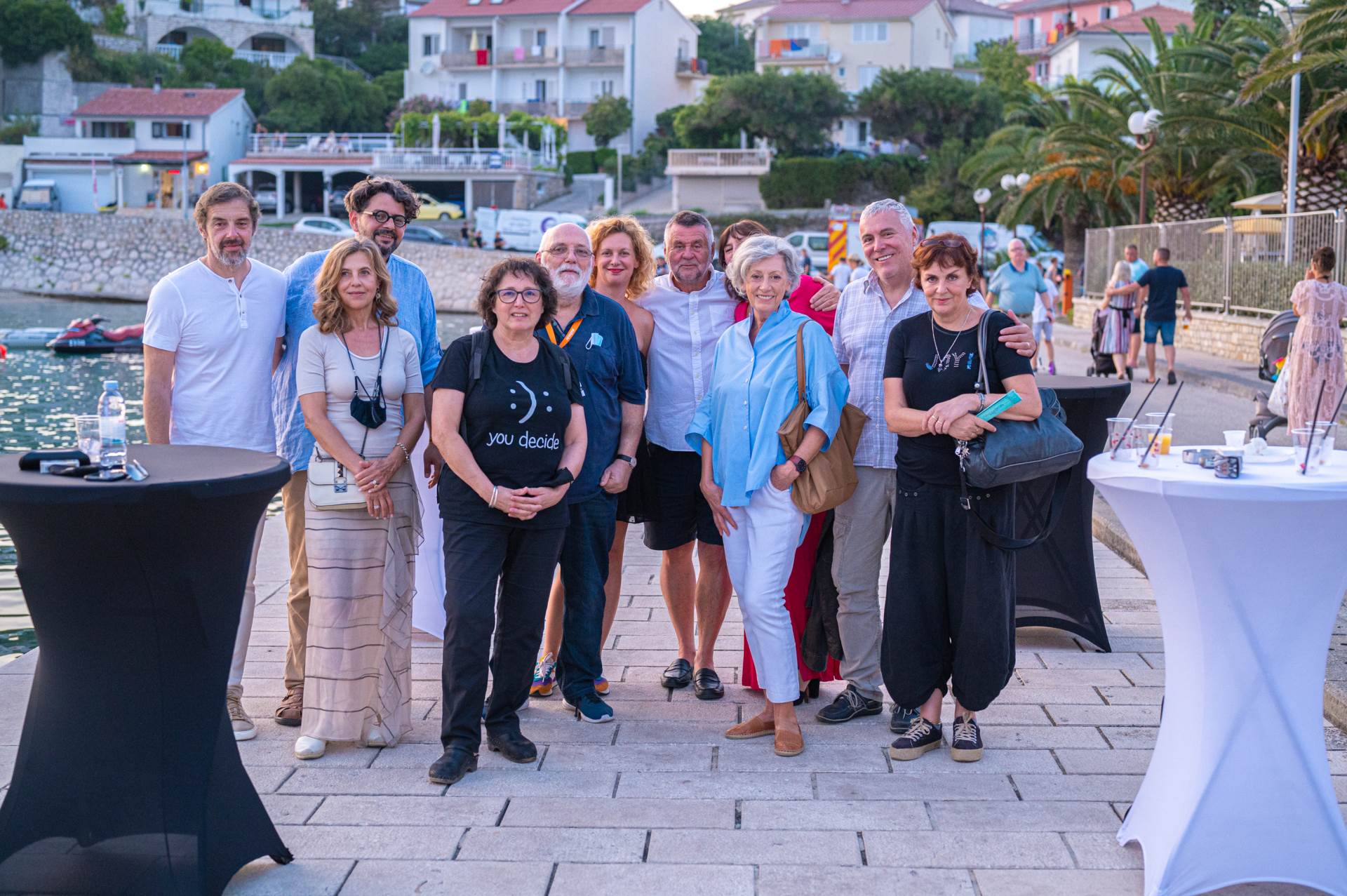 Uliks Fehminu, Robert Zuber, Snežana Bogdanović, Nenad Puhovski i supruga, Nina Violić, Rajko Grlić i supruga, Zoran Predin i supruga