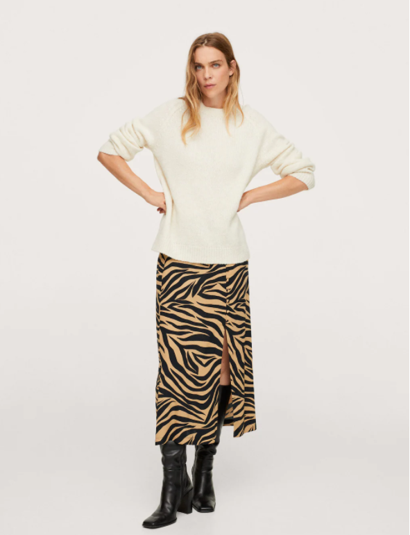 suknja s animal printom