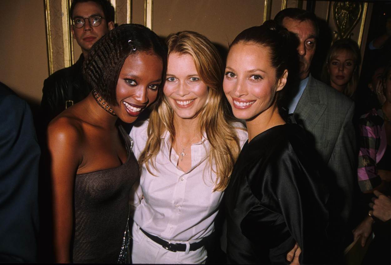 Claudia Schiffer i Naomi Campbell