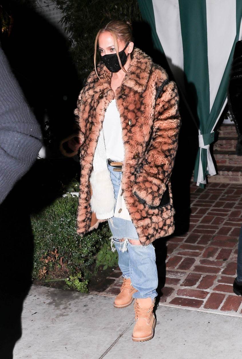 Jennifer Lopez u Timberland čizmama