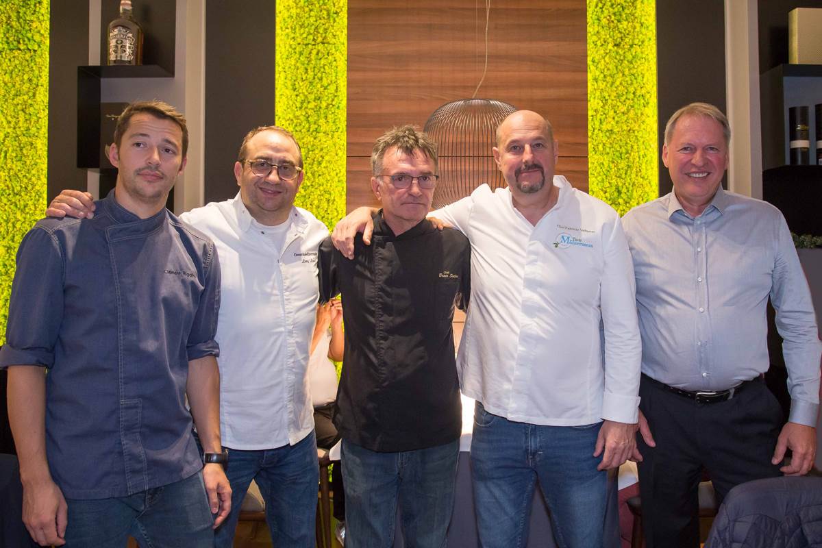 Chefovi Clement Higgins, Lionel Levy, Braco Sanjin, Fabricio Vežnaver i vinar Moreno Degrassi