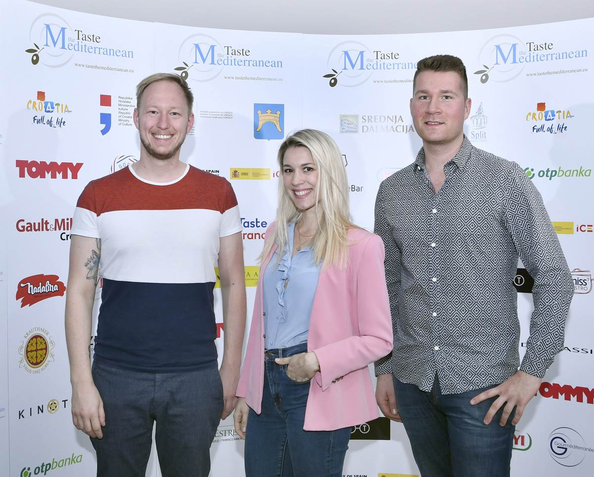 Chefovi Deni Srdoč i Michael Gollenz, i slastičarka Tea Mamut