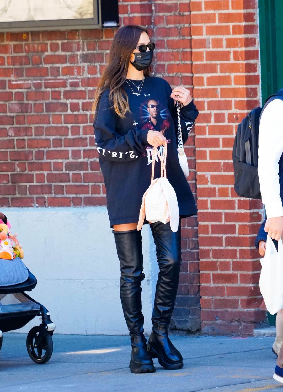 čizme iznad koljena, irina shayk