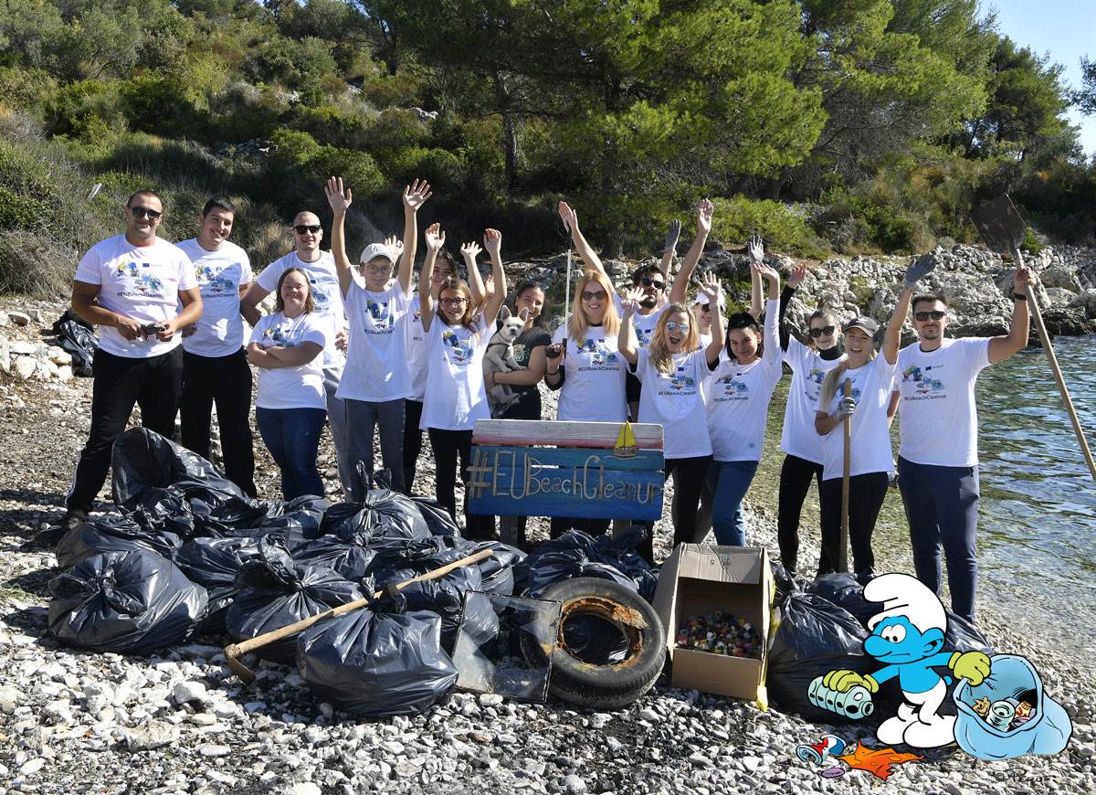 Više od pola tone smeća prikupljeno je akcijom EuBeachCleanup (1)