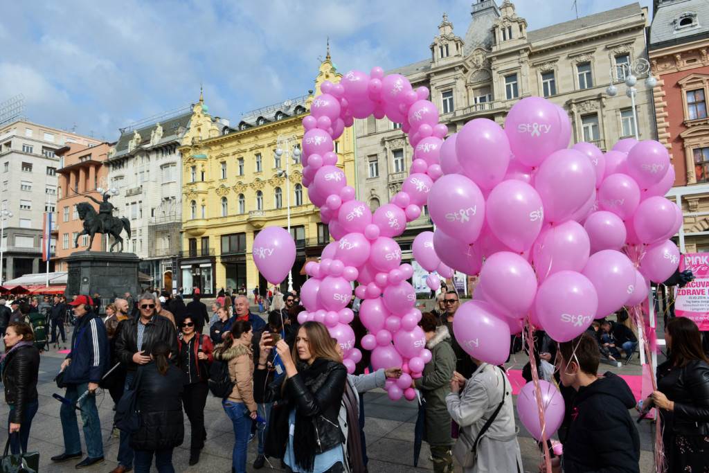 Story Pink obojio Zagreb u ružičasto, akciji se pridružile brojne zvijezde