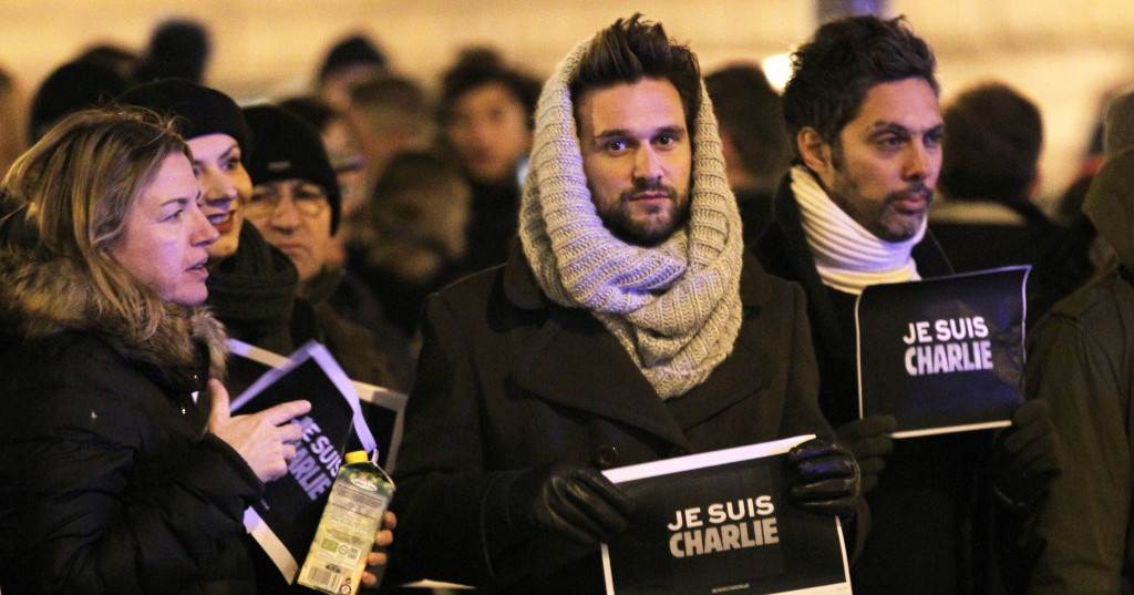 Zagrebački skup u čast žrtvama satiričkog lista Charlie Hebdo