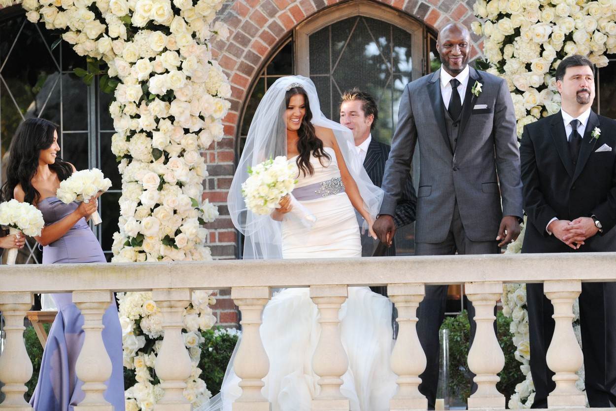 Khloe Kardashian i Lamar Odom vjenčali su se u rujnu 2009. nakon mjesec dana veze