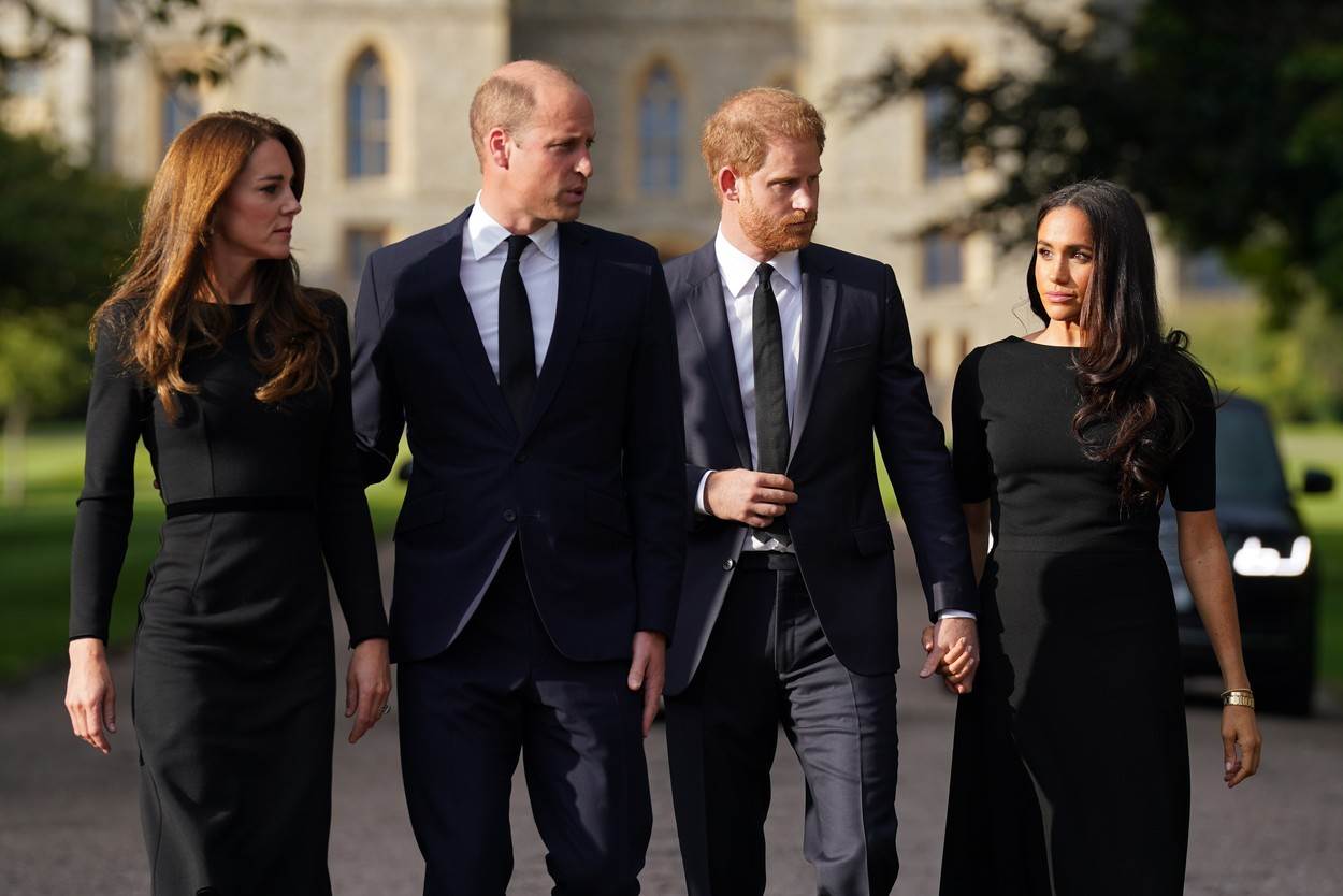 Princ Harry, princ William, Meghan Markle, Kate Middleton