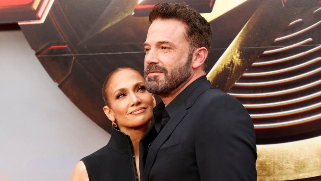 Ben Affleck i Jennifer Lopez na premijeri filma Flash