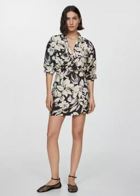 Floral shirt dress/MANGO/39,99 EUR