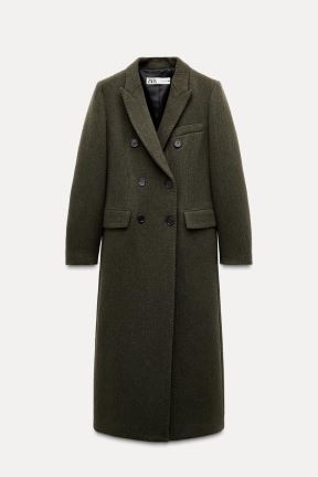 LONG WOOL COAT ZW COLLECTION/ZARA/129.00 EUR