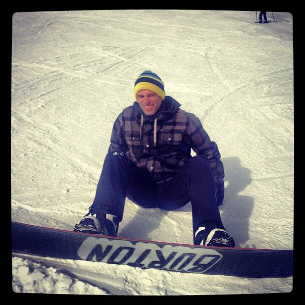Snježana Galeković (Mehun) na skijanju s obitelji 