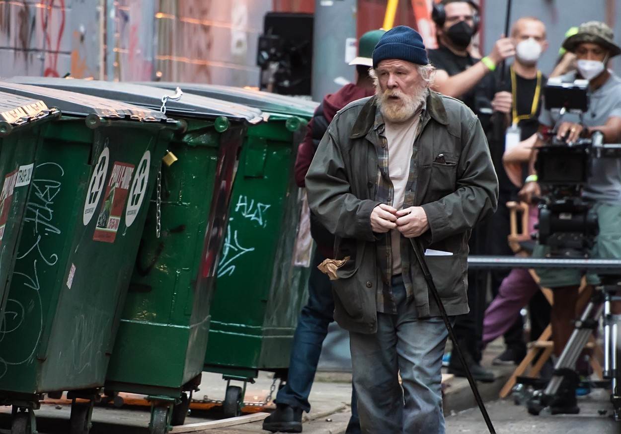 Nick Nolte na filmskom setu