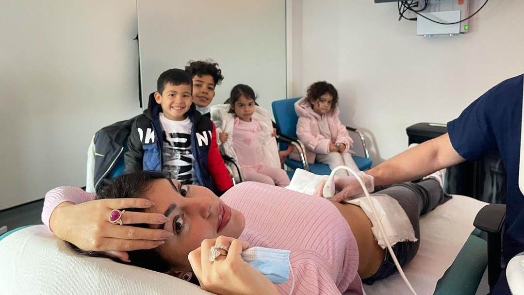 Georgina Rodriguez na ultrazvuku