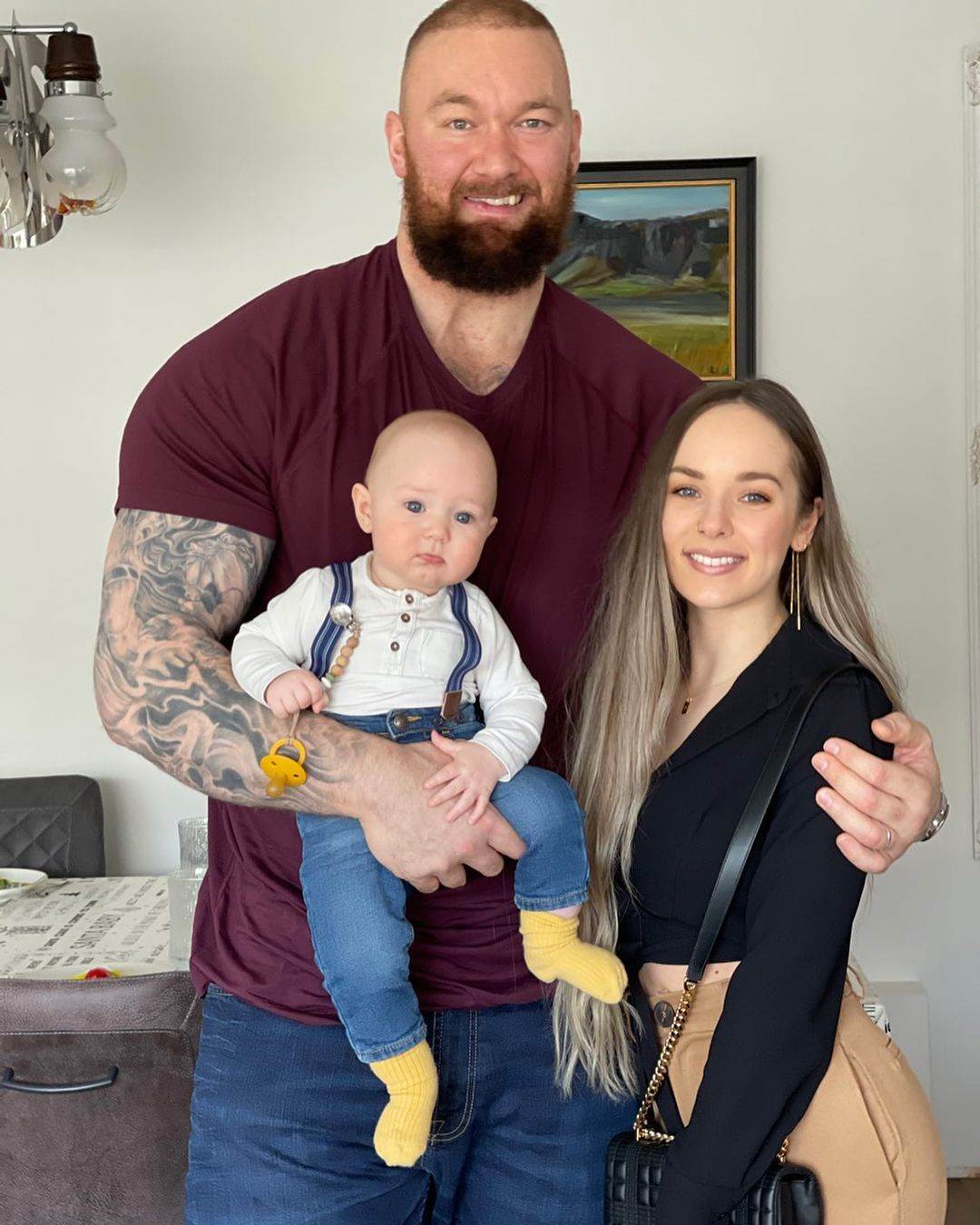 Hafþor Julius Bjornsson i Kelsey Henson