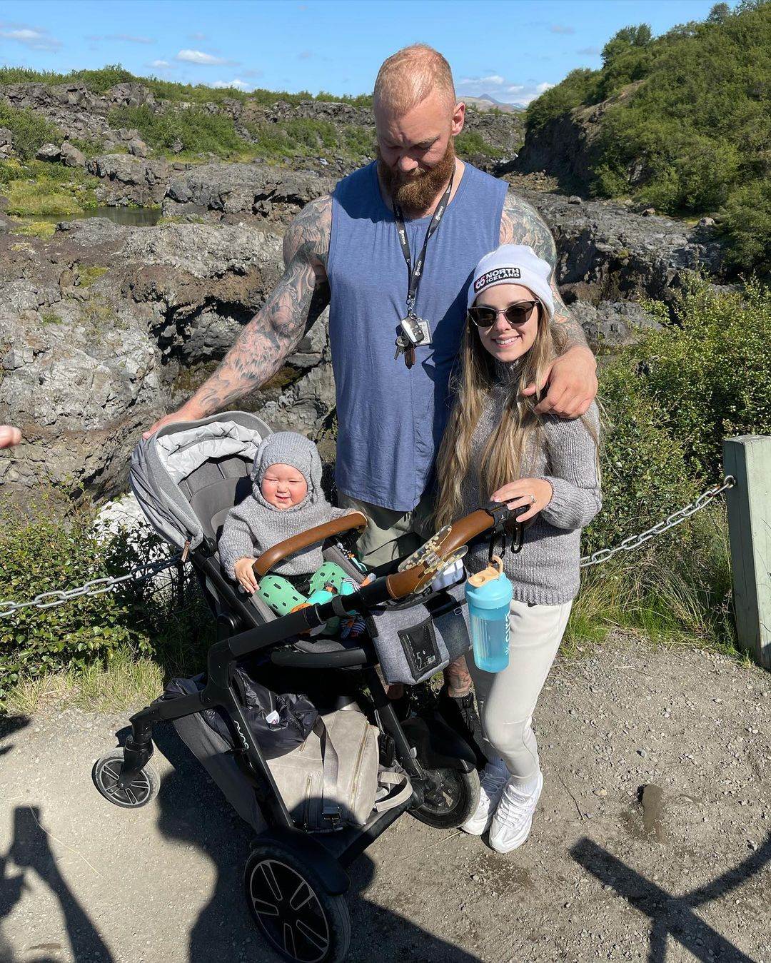 Hafþor Julius Bjornsson i Kelsey Henson