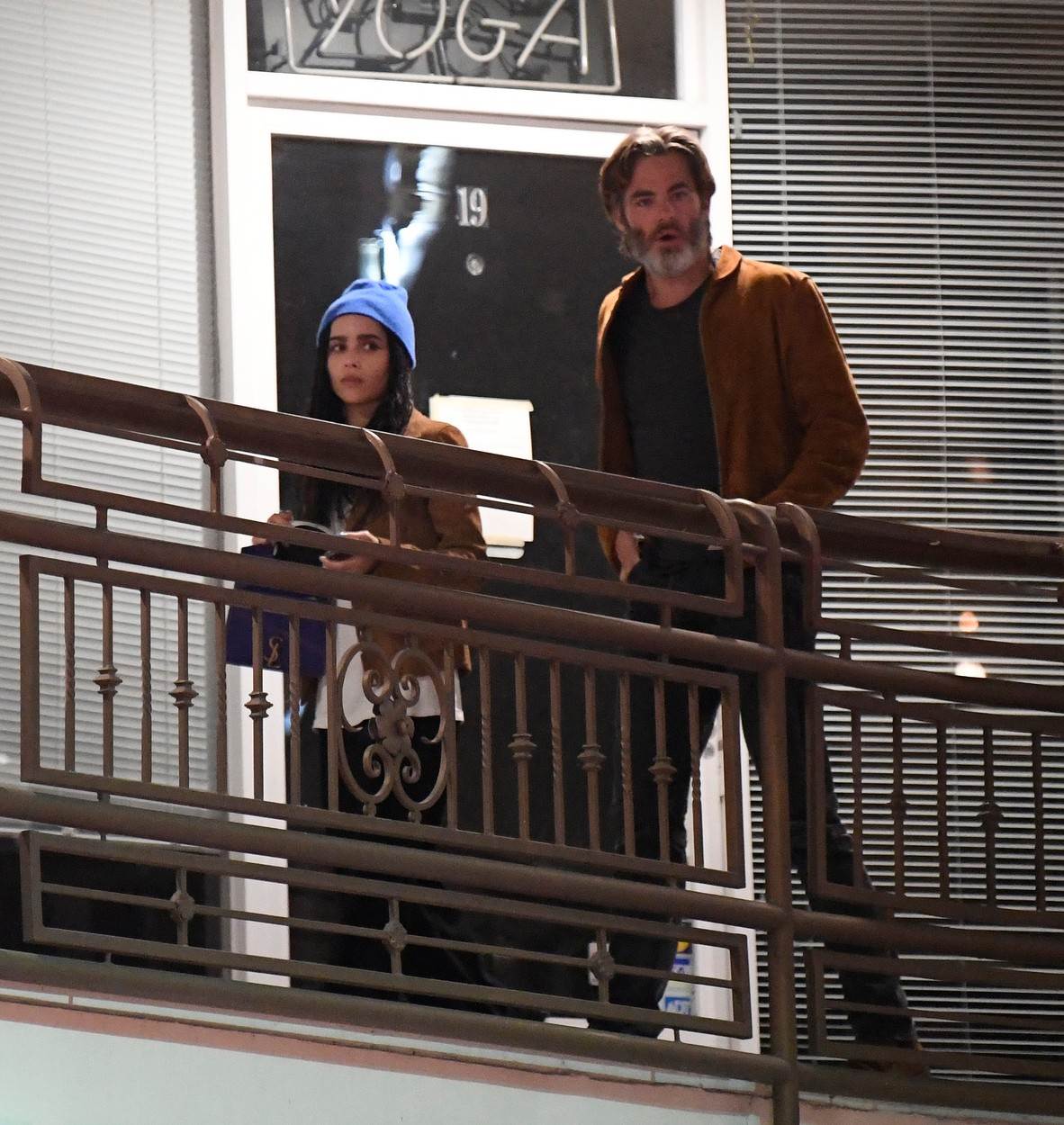 Zoe Kravitz i Chris PIne