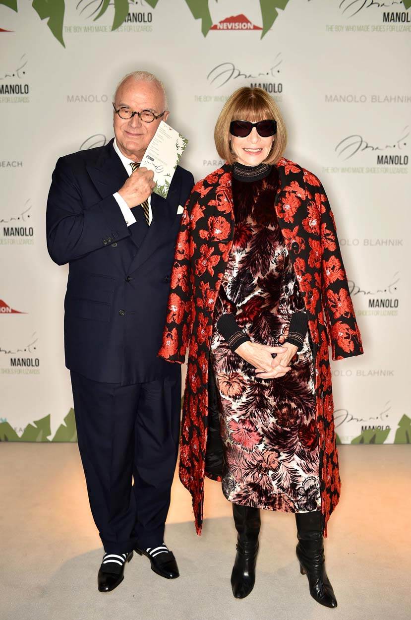 Manolo Blahnik i Anna Wintour