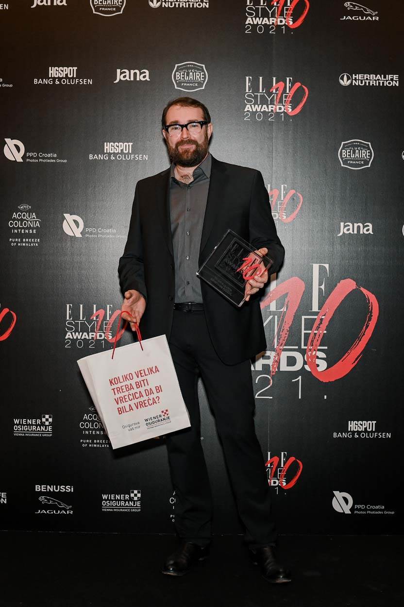 Kristian Kožul, pobjednik u kategoriji Umjetnik godine powered by Wiener osiguranje