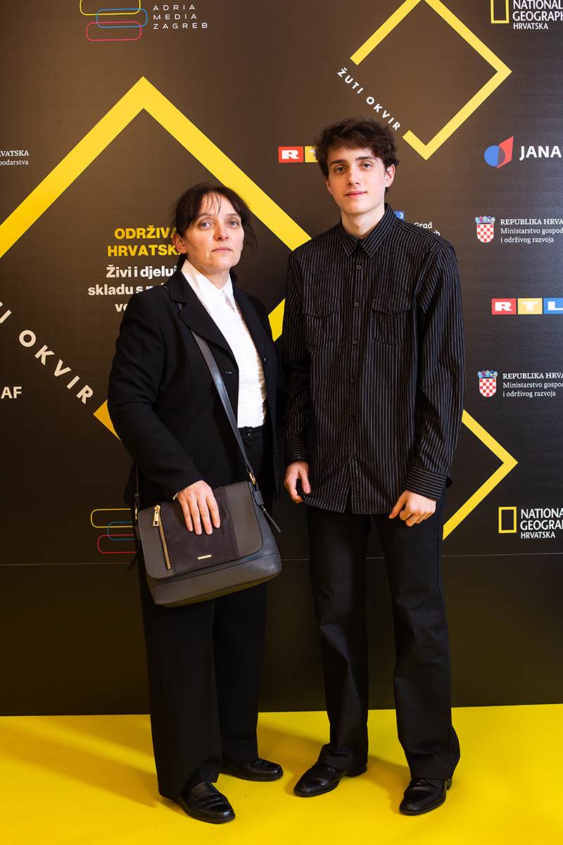 Bernad Inkret s majkom Dubravkom Đimbrek Inkret