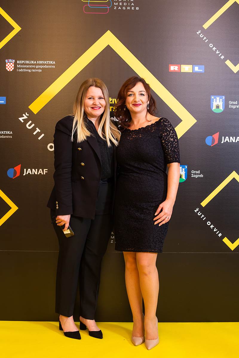 Andrea Bolješić iz Adria Medije Zagreb i Jasna Hranilović Miškec, pročelnica  Općine Belica