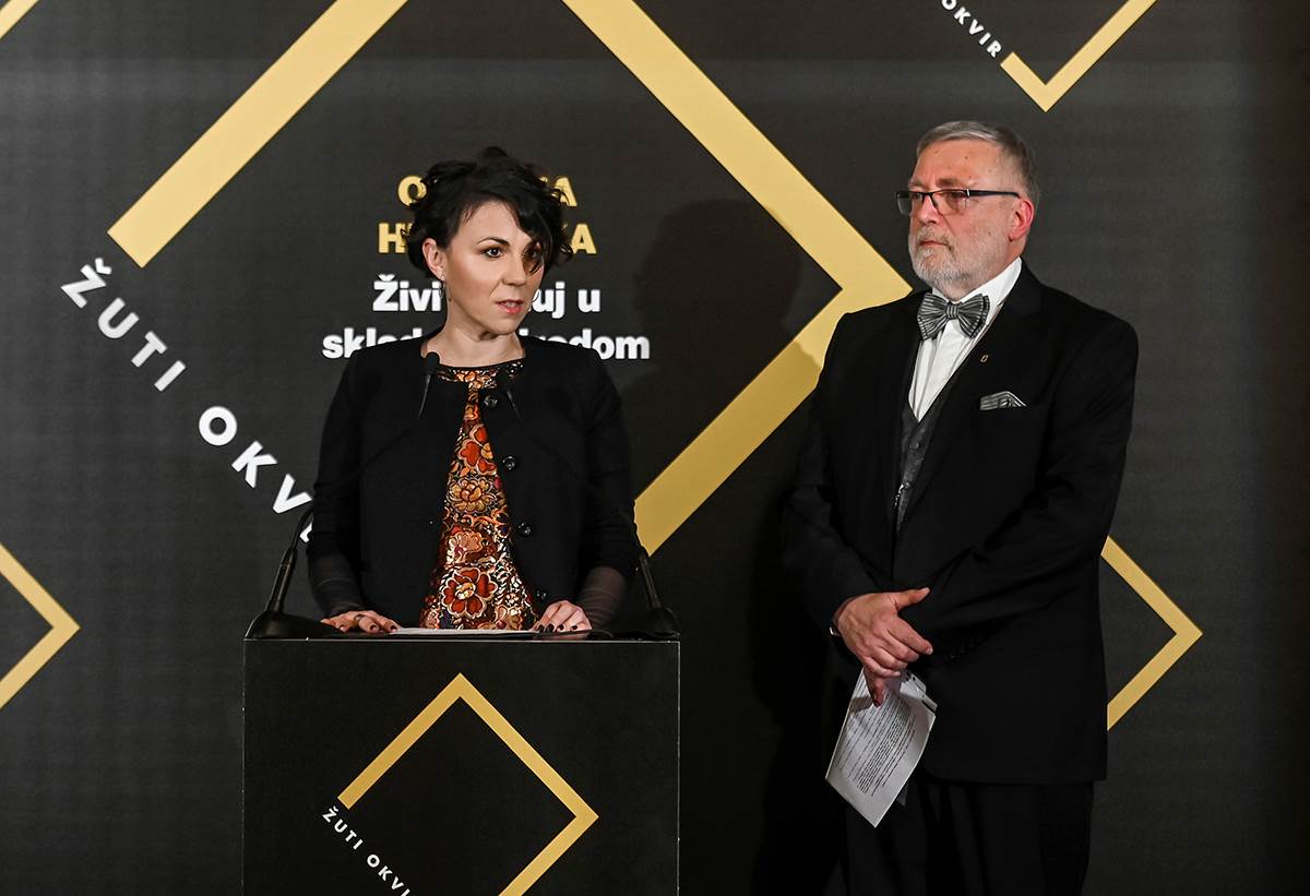 Ivana Krajinović, predsjednica Uprave Adria Medije Zagreb i Hrvoje Prćić, glavni urednik National Geographica Hrvatska