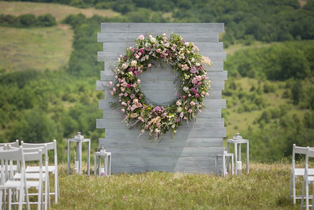 Vjenčanja dekoracija cvjetni luk