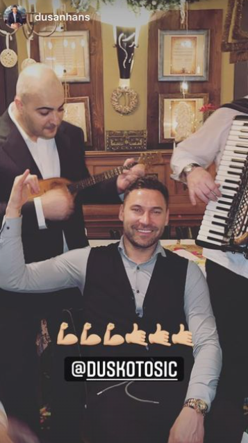 Duško Tošić proslavio je 37. rođendan