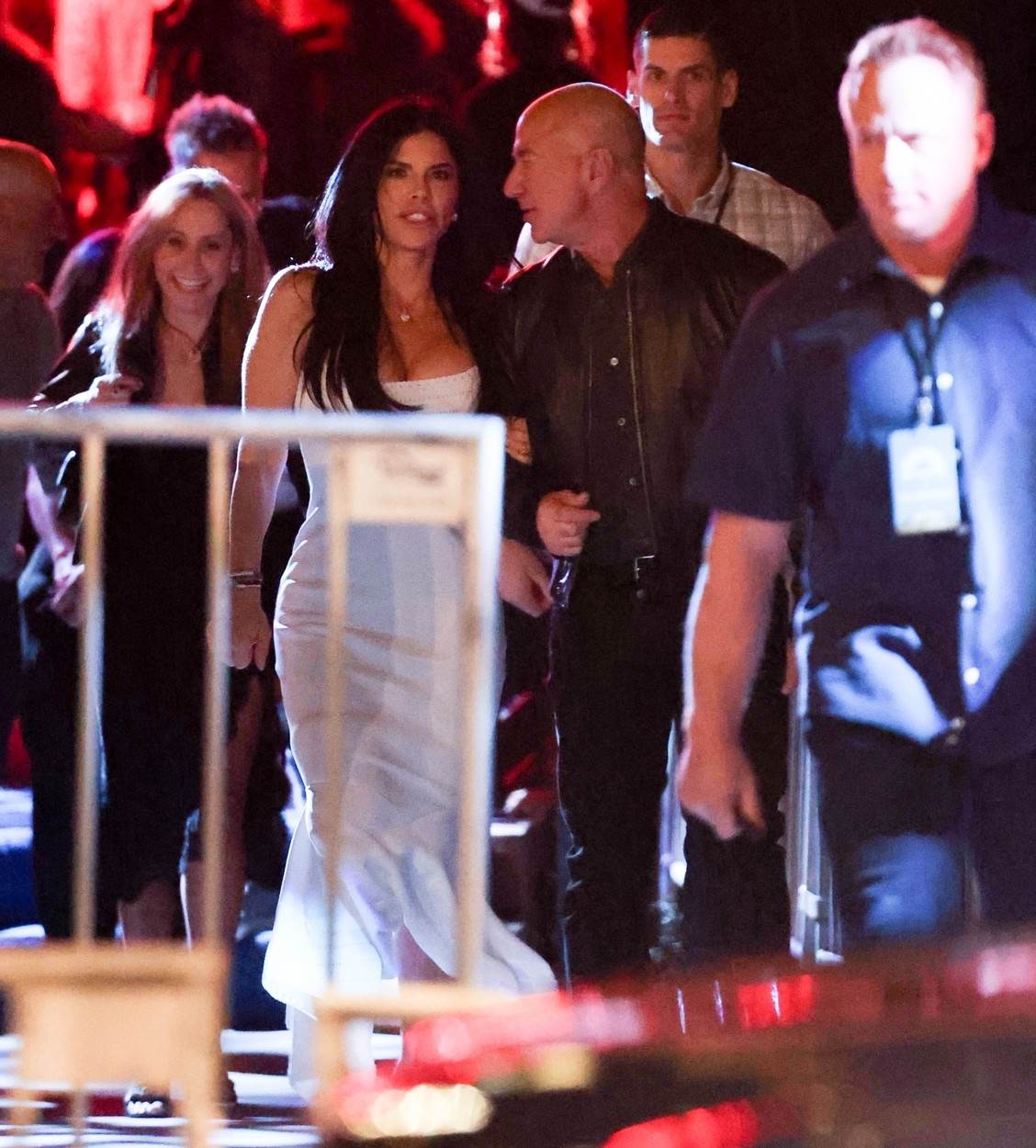 Jeff Bezos i Lauren Sanchez na zabavi Justina i Hailey Bieber