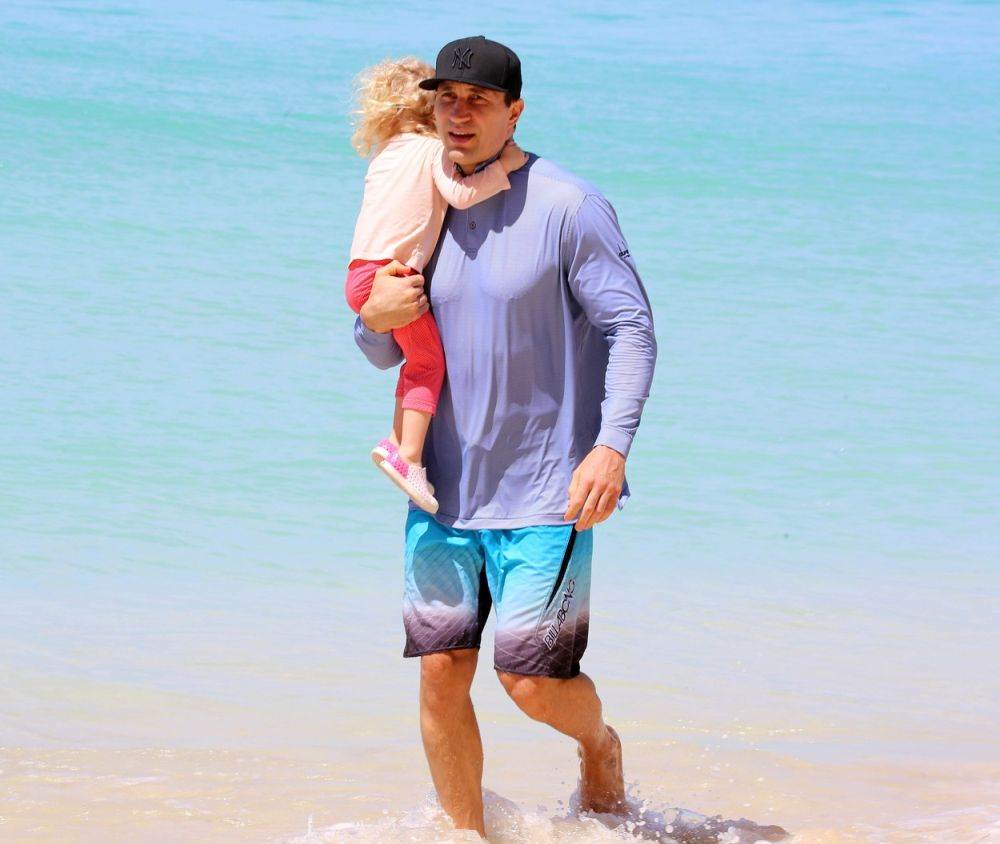 Vladimir Kličko s kćeri Kayom