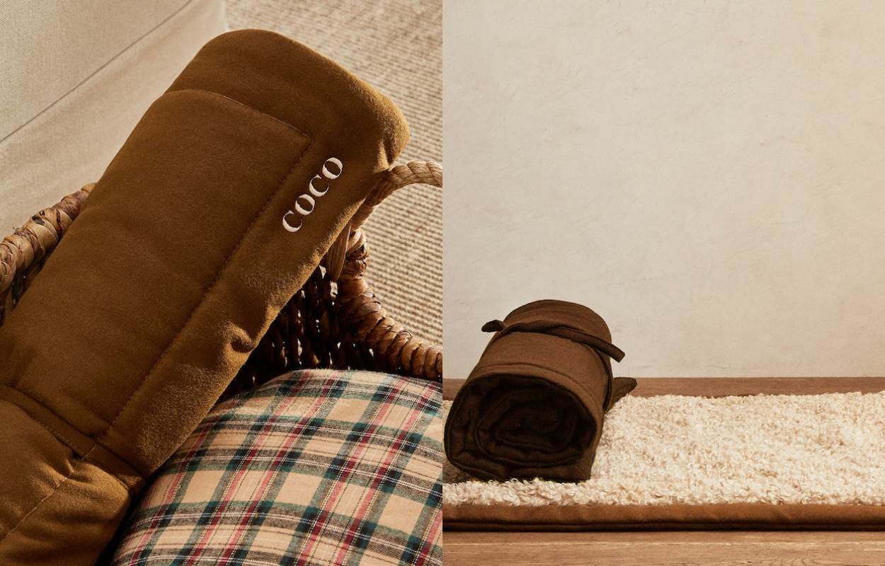 ROLL-UP WOOL PET BLANKET