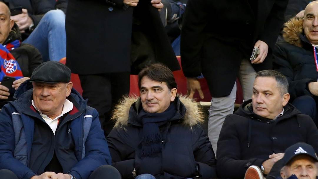 Zlatko Dalić na derbiju Hajduka i Dinama