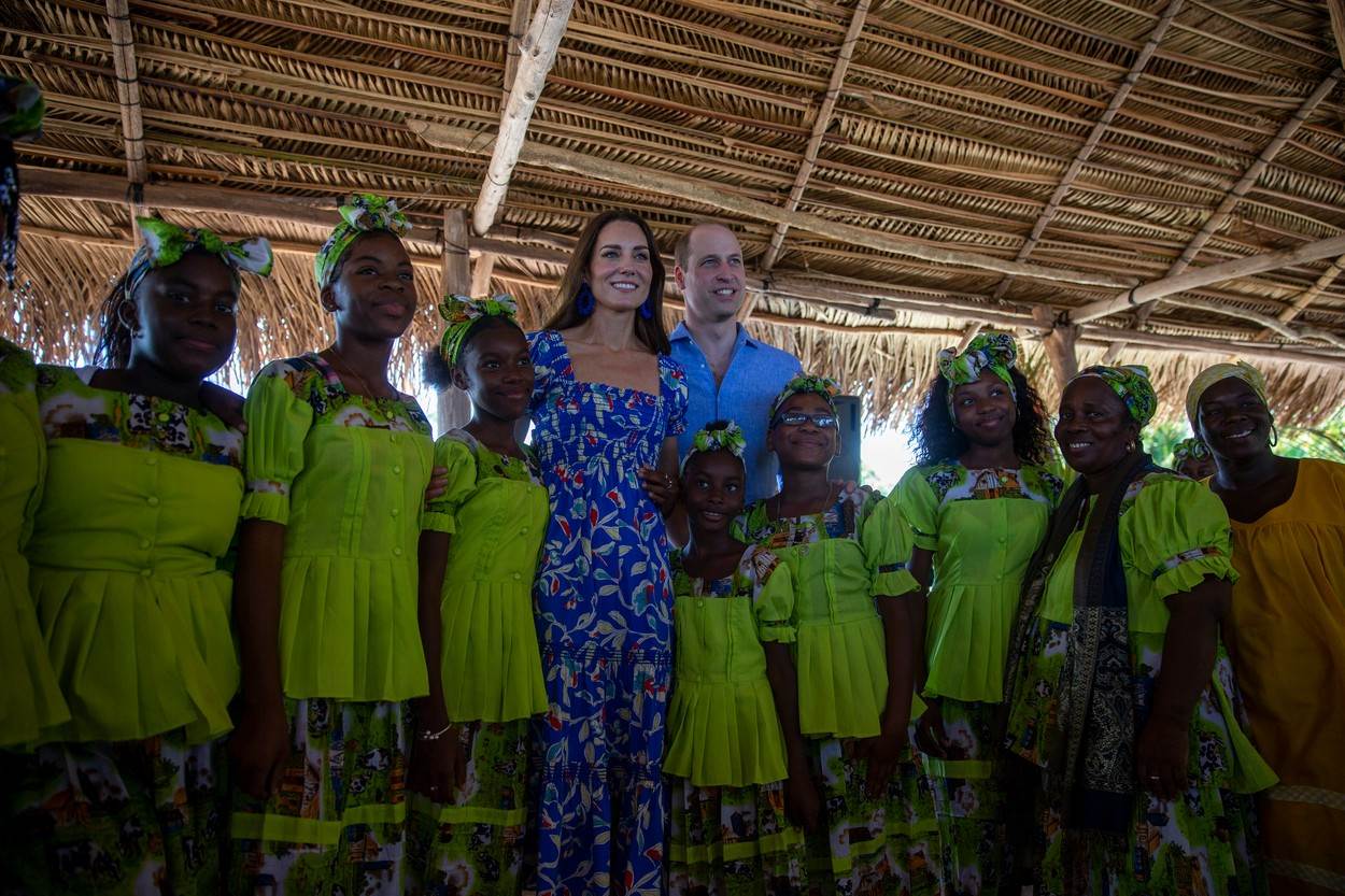 Kate Middleton i princ William na Karibima