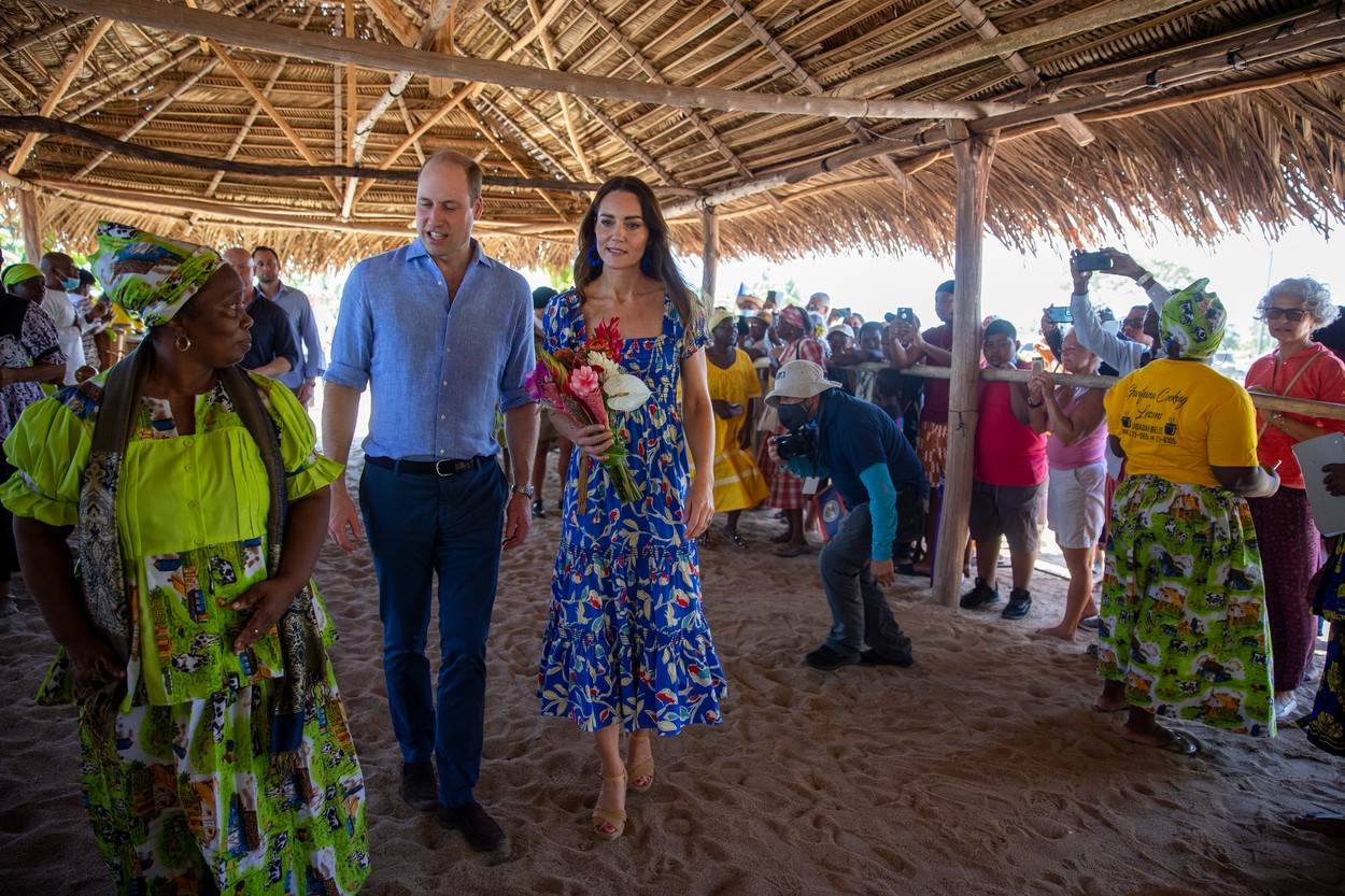 Kate Middleton i princ William na Karibima