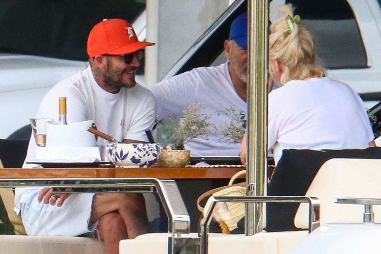 David Beckham uživa na svojoj superjahti 'Seven'