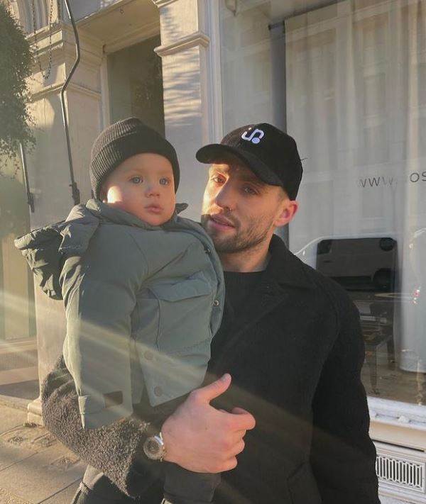 Mateo Kovačić sa sinčićem Ivanom