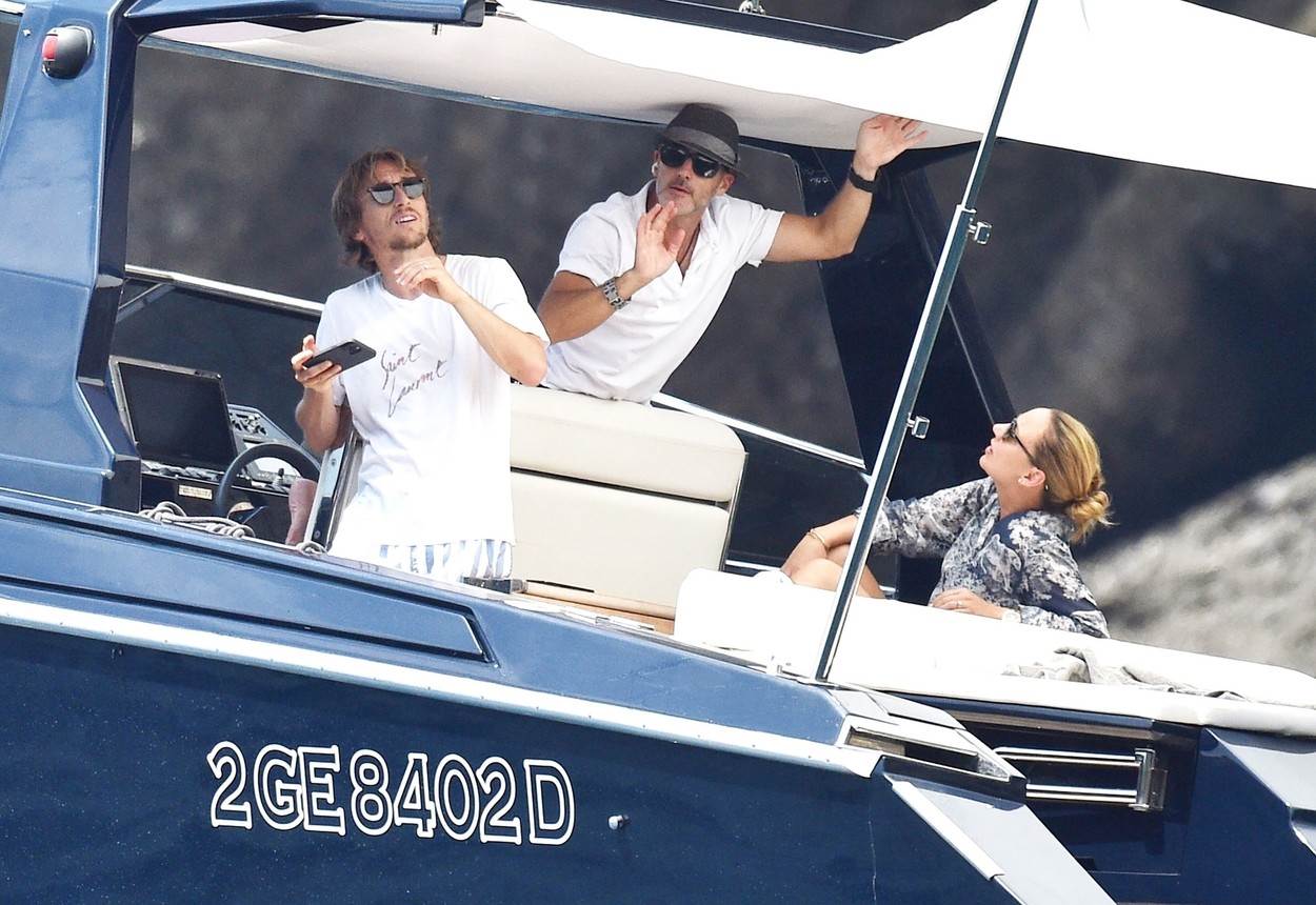 Luka Modrić i Vanja Modrić na odmoru u Italiji