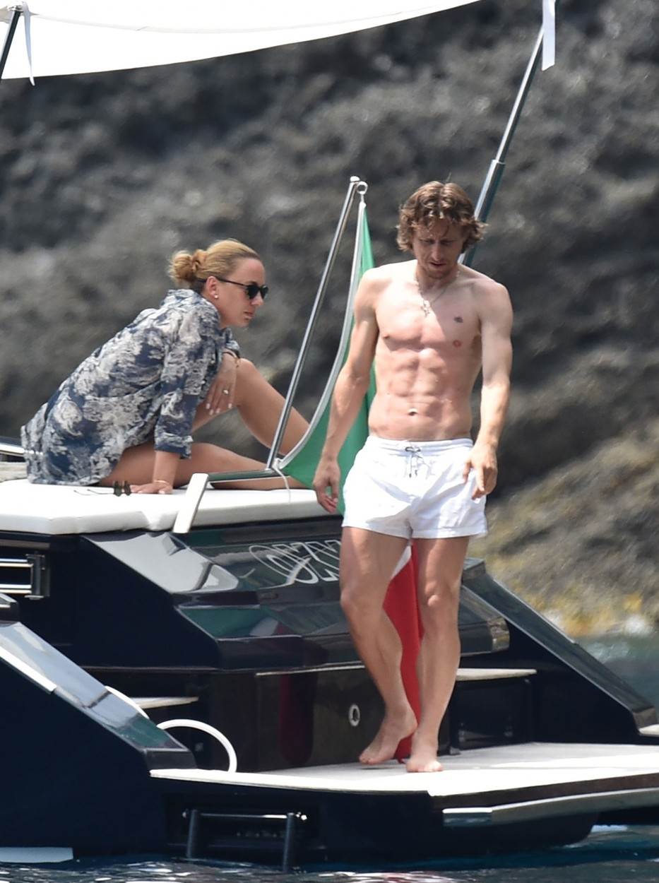 Luka Modrić i Vanja Modrić na odmoru u Italiji